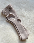 Tothemoon ☾ Baby tights - Organic cotton Socks & Tights Taupe / 56