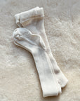Tothemoon ☾ Baby tights - Organic cotton Socks & Tights Natural / 56