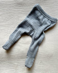 Joha Footed pants - 100% Wool Rompers Light grey melange / 50