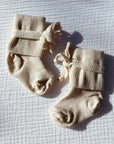 Hirsch Natur Newborn socks - 100% Organic Cotton Booties Default Title