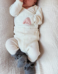 Tothemoon ☾ Baby tights - Organic cotton Socks & Tights Natural / 56