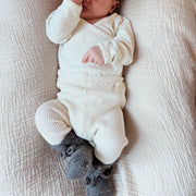 Tothemoon ☾ Baby tights - Organic cotton Socks & Tights Natural / 56