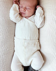Tothemoon ☾ Baby tights - Organic cotton Socks & Tights Natural / 56