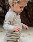 Ina Swim Shirt long sleeve - Sustainable Zwemkleding Sand / 6m