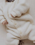 Joha Baby suit - 100% Wool Fleece - Cream Clothing 50