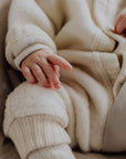 Joha Baby suit - 100% Wool Fleece - Cream Clothing 50