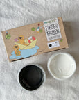 Neogrün Finger paint set - Natural ingredients Black & White