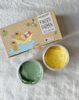 Neogrün Finger paint set - Natural ingredients Yellow & Green