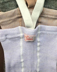 Silly Silas Tights with braces - Footless - 100% Cotton Socks & Tights Brown Rose / 6-12m