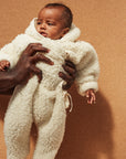 Binibamba Snuggle suit - 100% Wool - Milk Outerwear Small (0-6m)
