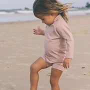 Ina Swim Shirt long sleeve - Sustainable Zwemkleding Rose / 6m