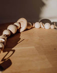 Pram Chain - Handmade - Natural Beech Wood
