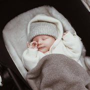 Tothemoon ☾ Beanie - 100% wool - Handmade in Portugal - For you & Mini Outerwear Beige / Baby (0-1 Years)