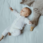 Joha Jumpsuit - Wool & Silk - Pointelle - Natural Clothing 50