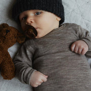 Joha Body - Long Sleeve - 100% Wool Rompers Sesame melange / 50