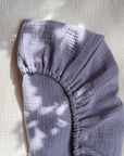 Tothemoon ☾ Tothemoon ☾ - Muslin Changing pad cover- Handmade in Holland changing mats & basket Cloudy Grey