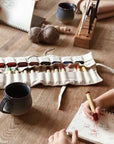 Crayon holder - Organic cotton - 24 compartments