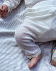Joha Baby Pants - Wool & Silk - Pointelle - Natural Clothing 60
