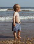 Marsou Swim shorts - Handmade from organic cotton Swimwear Ocean blue / 1/2y