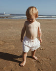 Marsou Swim shorts - Handmade from organic cotton Swimwear Ocean blue / 1/2y