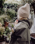 Tothemoon ☾ Beanie - 100% wool - Handmade in Portugal - For you & Mini Outerwear Beige / Baby (0-1 Years)