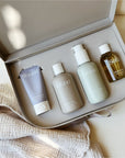 Baby skincare set - Bath oil, body wash, body lotion & nappy balm - 100% Natural