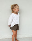 Tothemoon ☾ Tothemoon ☾ - Badu shorts - 100% Cotton - Handmade in Holland Outerwear Dark Olive / 1Y