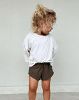 Tothemoon ☾ Tothemoon ☾ - Badu shorts - 100% Cotton - Handmade in Holland Outerwear Dark Olive / 1Y