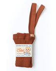Silly Silas Tights with braces - Footless - 100% Cotton Socks & Tights Cinnamon / 6-12m