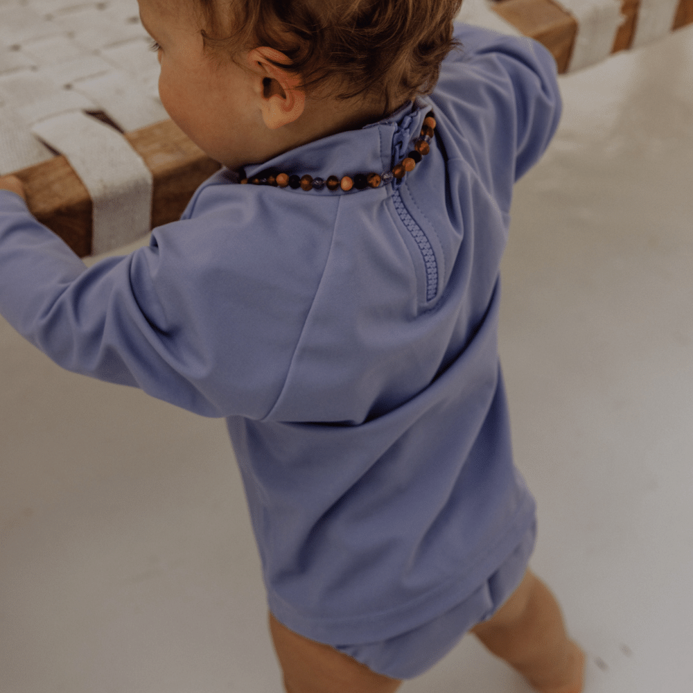 Ina Swim Shirt long sleeve - Sustainable Zwemkleding Sand / 6m