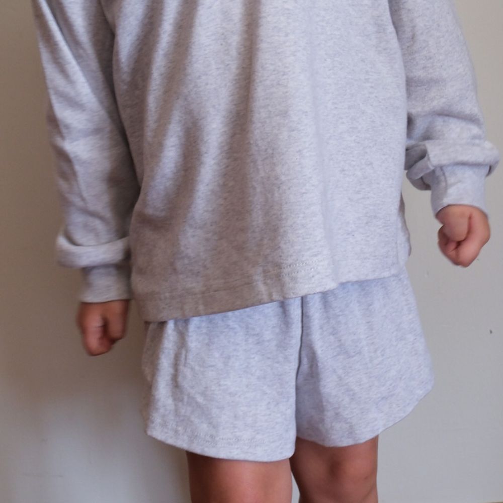 Tothemoon ☾ - Shorts - Organic cotton - Light grey