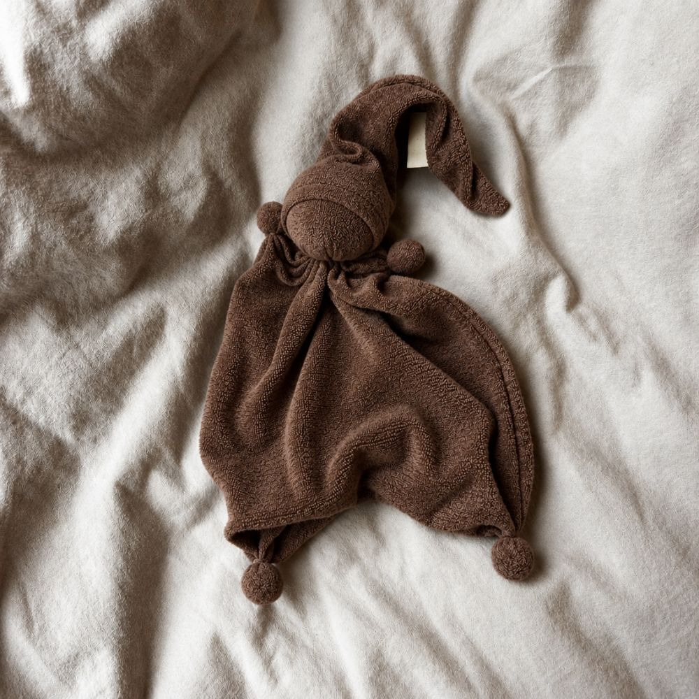 Dotje - 100% Cotton - Handmade - Terry - Chocolate