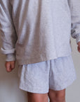 Tothemoon ☾ - Shorts - Organic cotton - Light grey