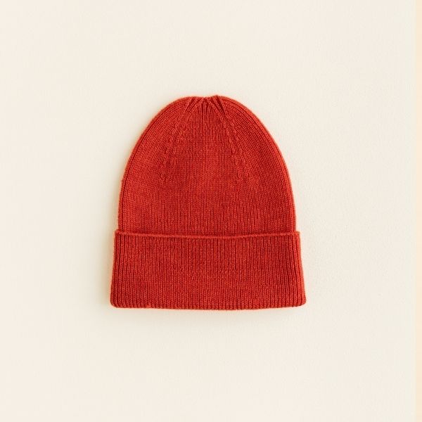 Hvid - Newborn Beanie - 100% Merino wool