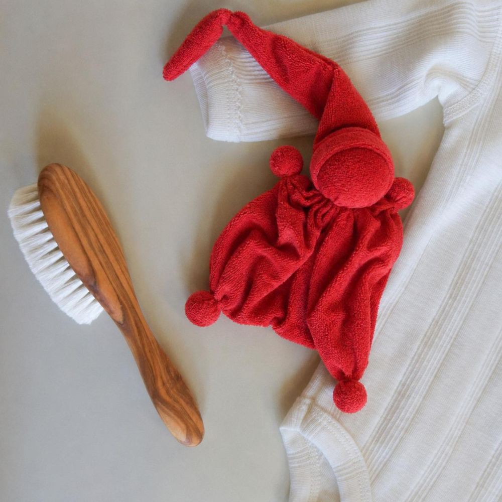 Duimpopje - 100% Cotton - Handmade - Red Terry