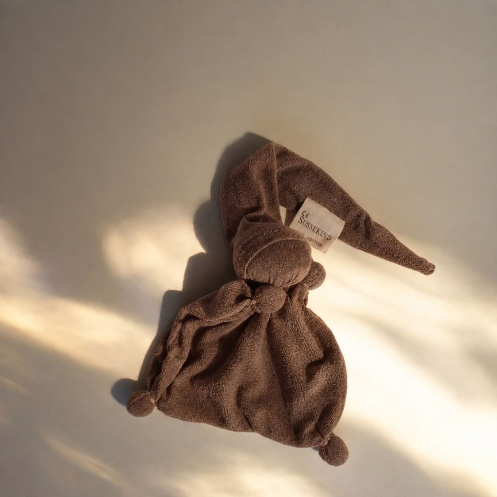 Duimpopje - 100% Cotton - Handmade - Terry - Chocolate