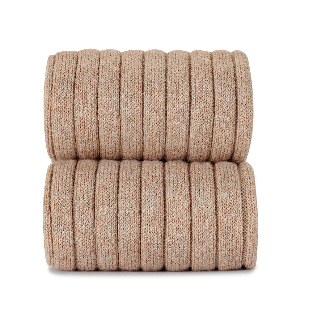 condor Ribbed tights - Earthy colors Socks Nougat / 0-3m