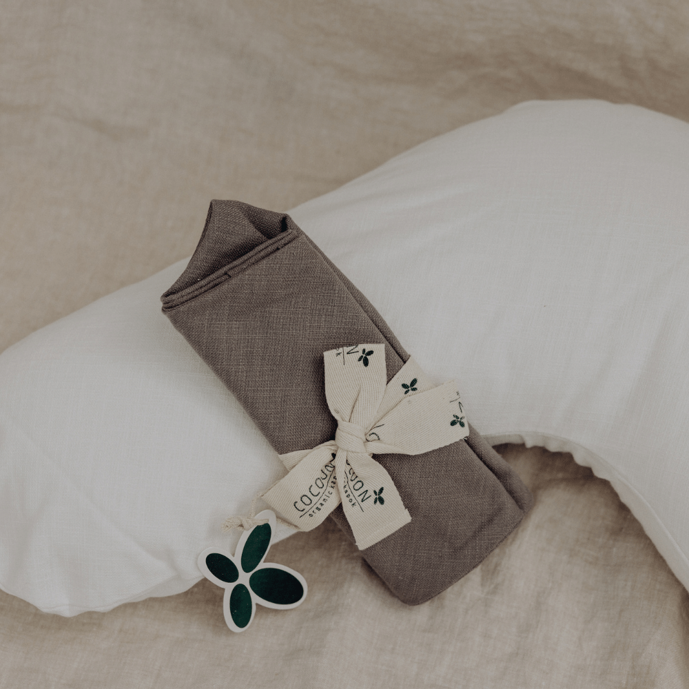 Cocoon Company Nursing pillow cover - 100% Organic cotton Soft beige