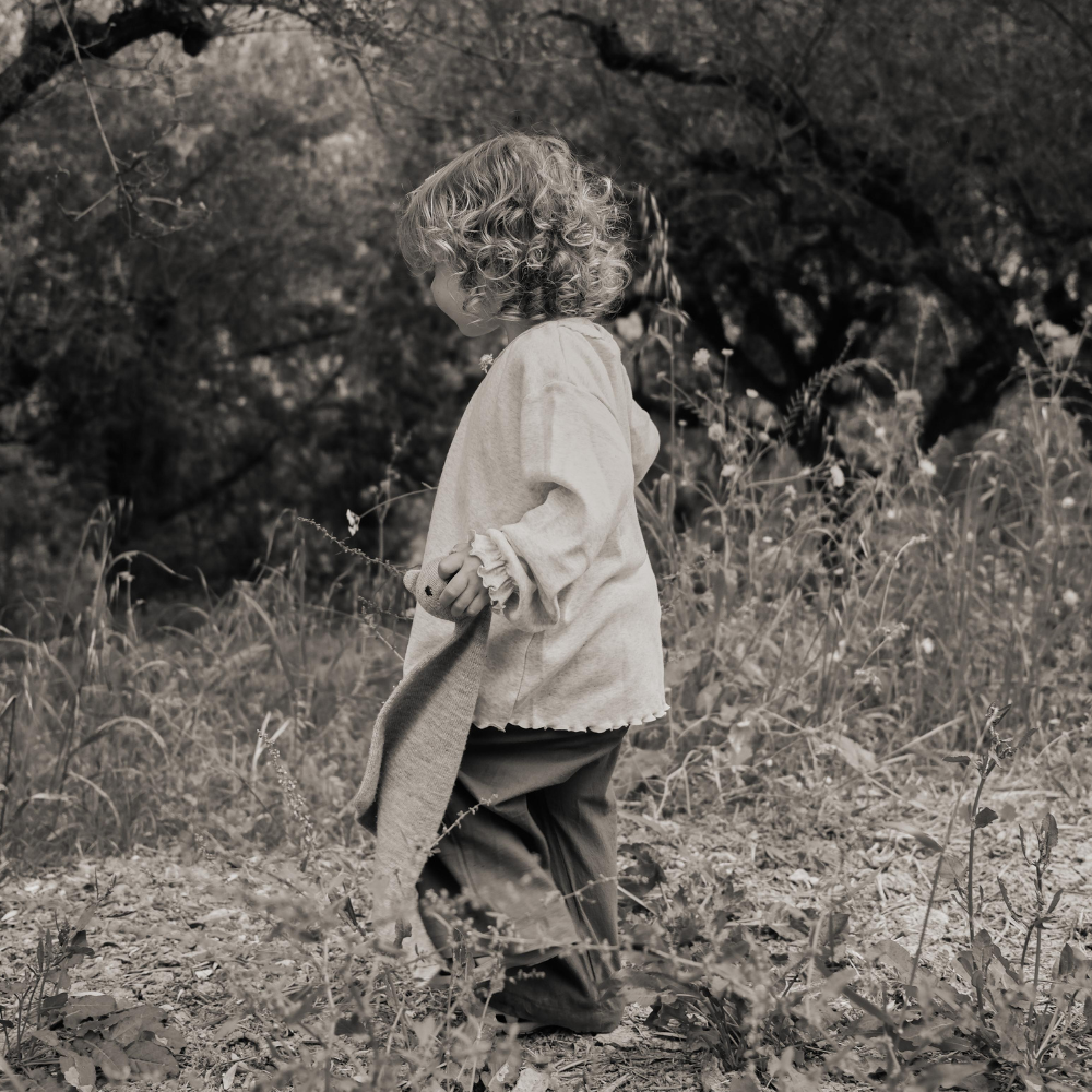 Shirt - Long sleeve - Piquette cuffs - Organic cotton - Light grey