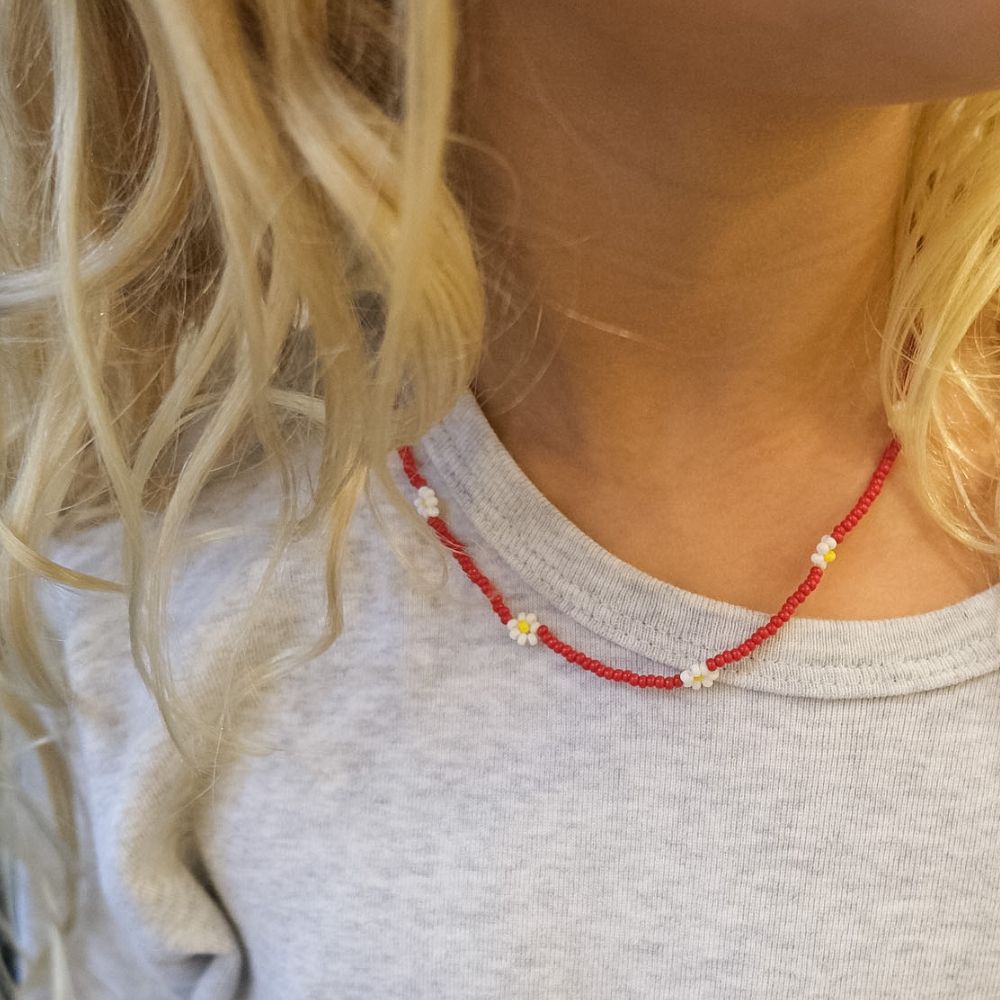 Necklace - Handmade in Kenia - Daisy daisy