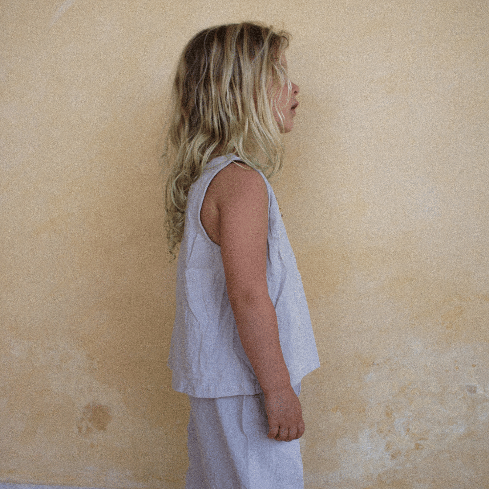 Tothemoon ☾ Tothemoon ☾ - Tita top - V-shaped back - 100% Cotton - Handmade in Holland Clothing Dark Olive / 1Y