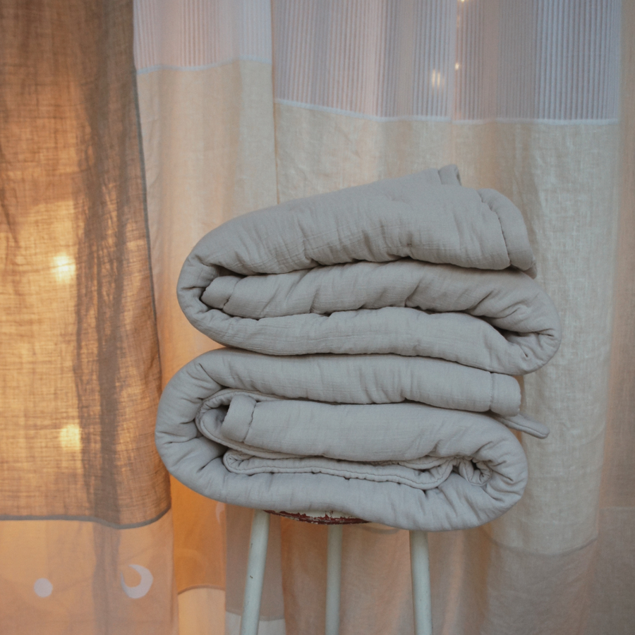 Tothemoon ☾ - Filled blanket - 100% Cotton - deken - beddengoed