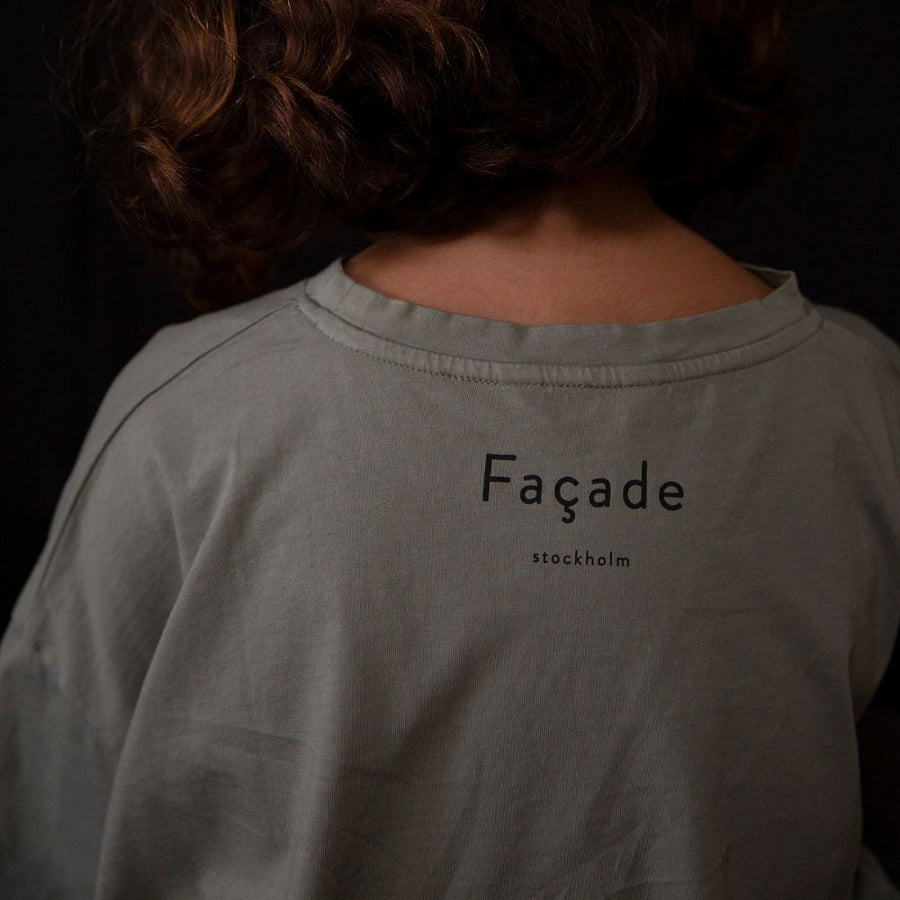 Driekwart-mouw T-shirt - Sage