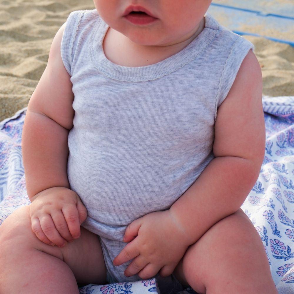Tank Body - Organic cotton - Light grey