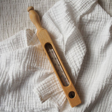 Bath thermometer - Oiled Beechwood