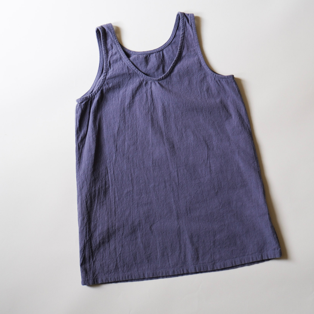 Tothemoon ☾ - Ziggy dress - V-shaped back - 100% Cotton - Handmade in Holland - Charcoal