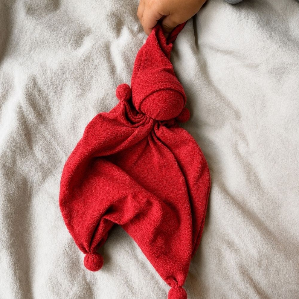 Dotje - 100% Cotton - Handmade - Red Terry