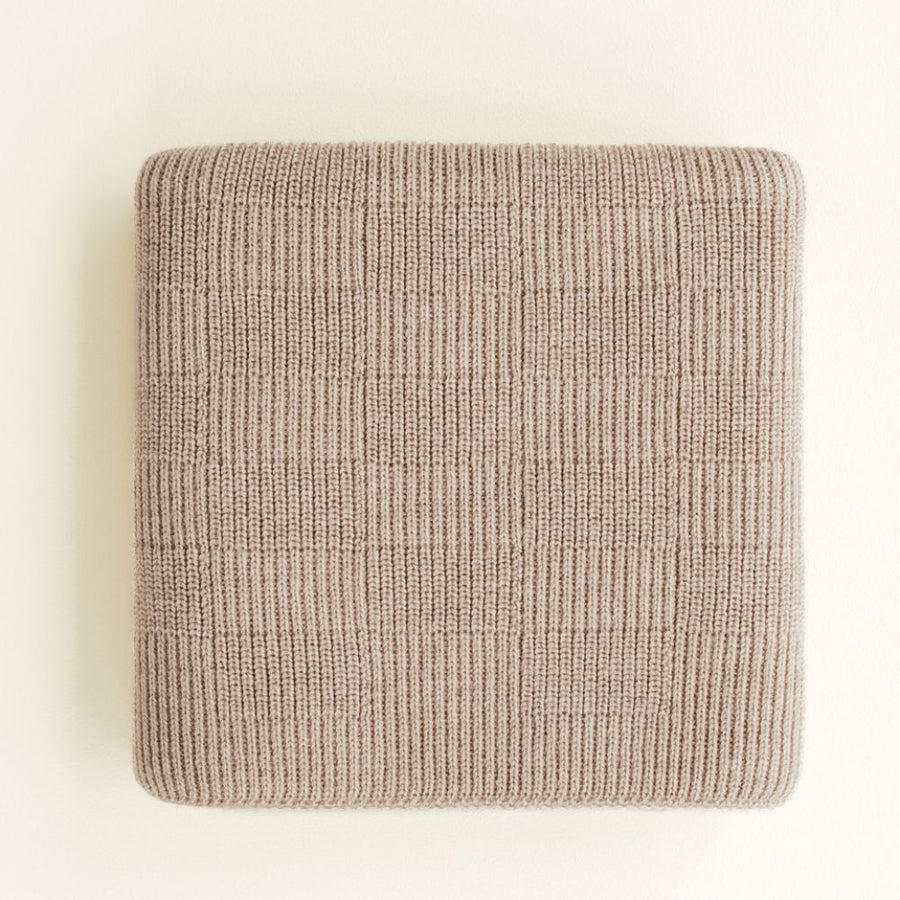 Hvid Ivy blanket - 100% Merino wool - Thick knit