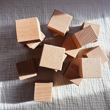 Wooden blocks - Baby -  Set of 16