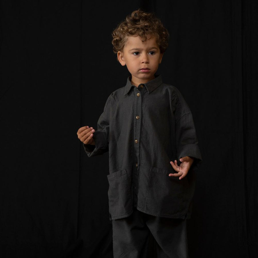 Zacht Lange Mouwen Shirt - Asphalt